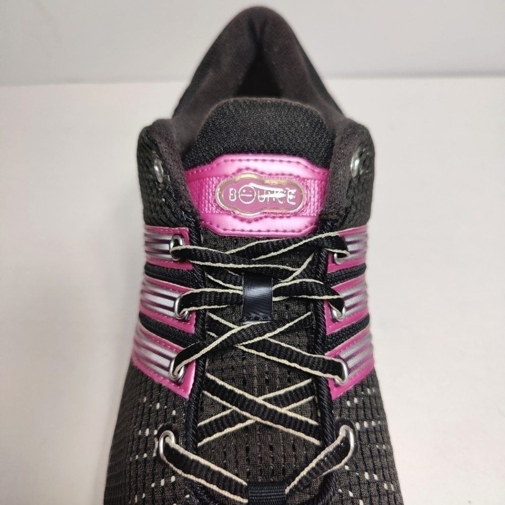Adidas RARE Vintage Classic Mujer Microbounce Plus Gray Pink Shoe Sneakers Sz 11 - Picture 4 of 10